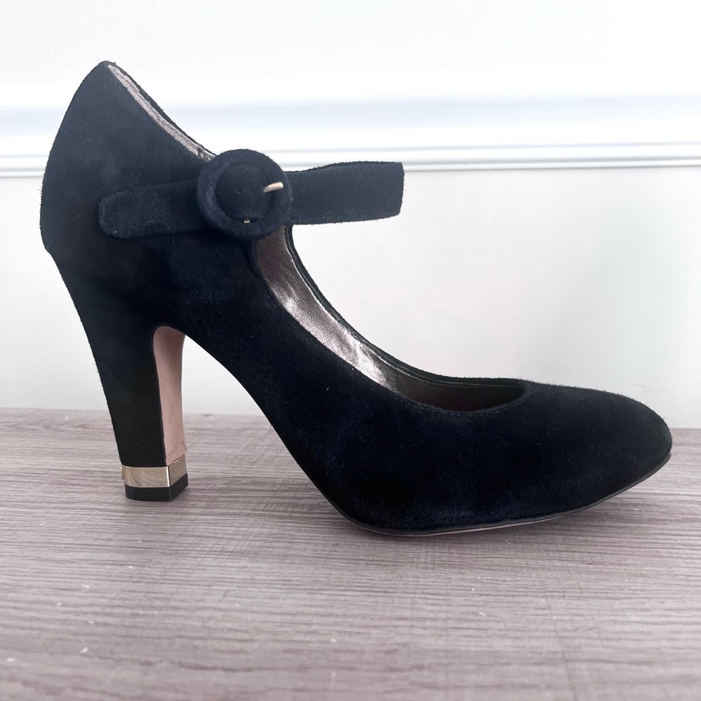 Sam Edelman Black Suede Ankle Strap Pumps, 8.5 NWOT